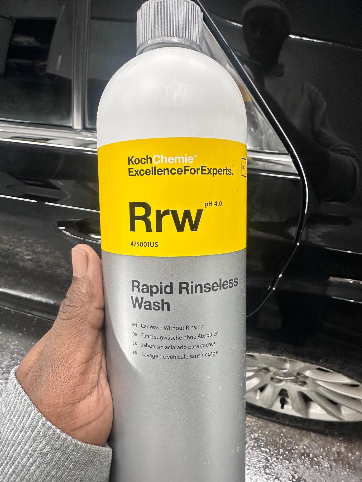 KOCHCHEMIE - Rapid Rinseless Wash - Premium Wash Results Using Minimal Water - Safe on Wraps, PPF, Ceramic Coatings, and Paint - 1 Liter customer photo 2