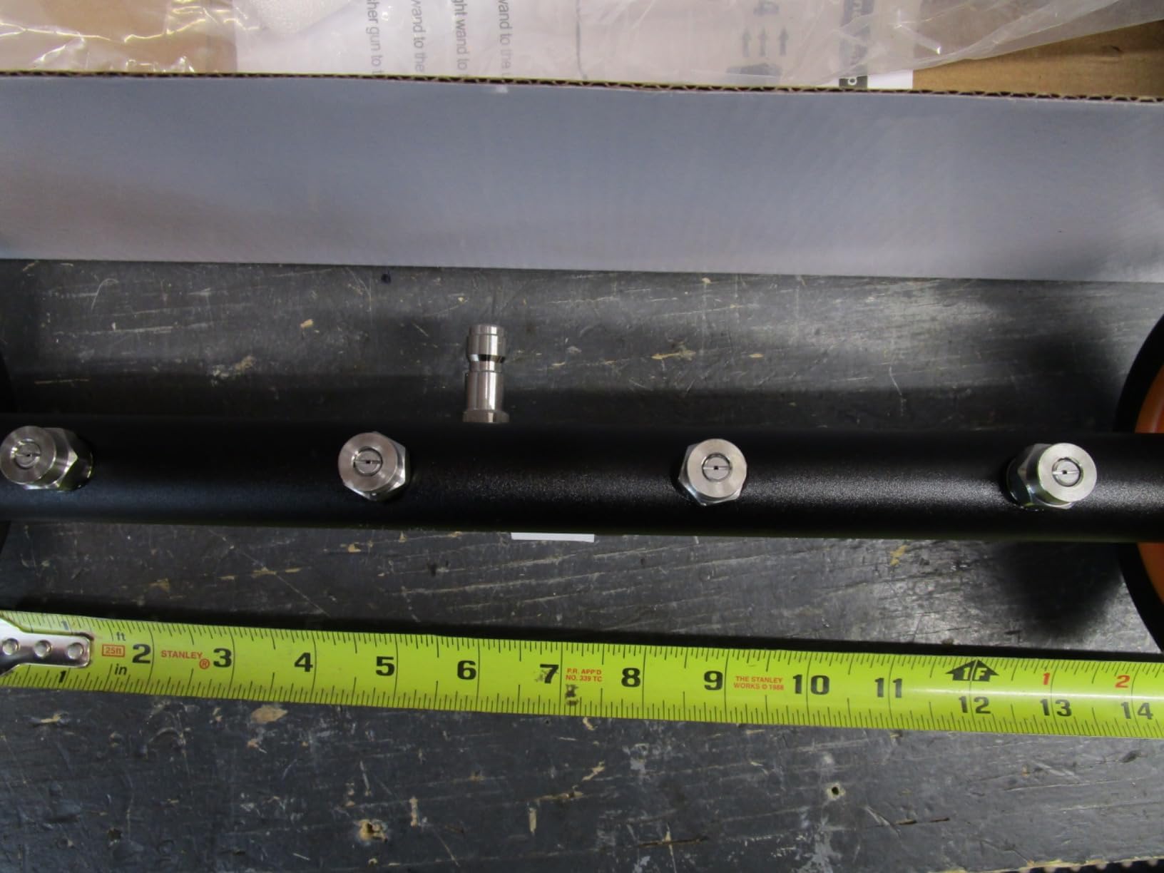 Undercarriage Pressure Washer Attachment with 6 Nozzles, 16