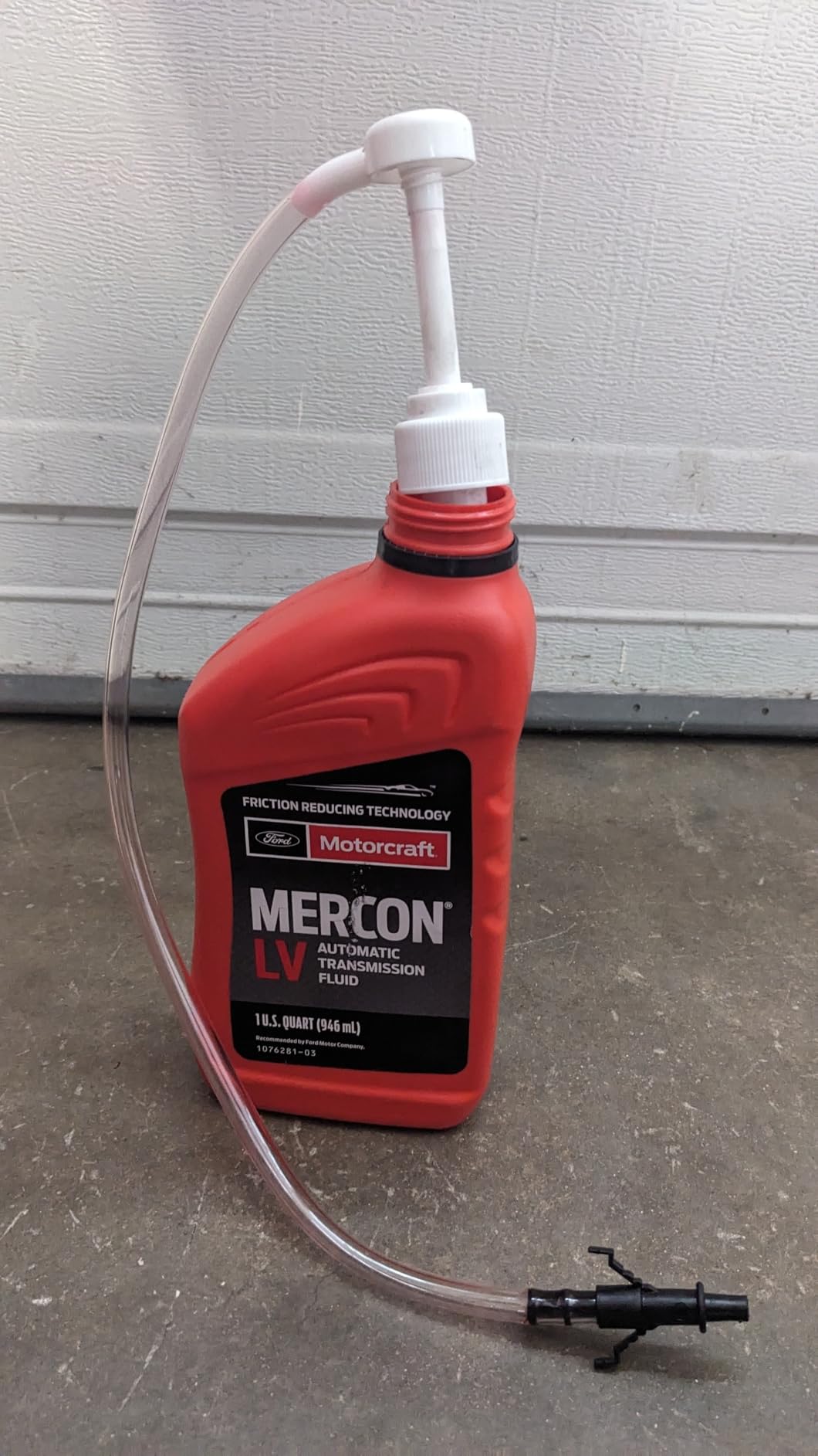 Fluid Pump for Standard Quart Bottles, 8cc Per Pump Stroke, Transmission Fluid Pump with 3rd Hand Adapter, Differential & Transmission Fluid, Transfer Gear Oil Transmission and Differential Fluid Pump customer photo 1