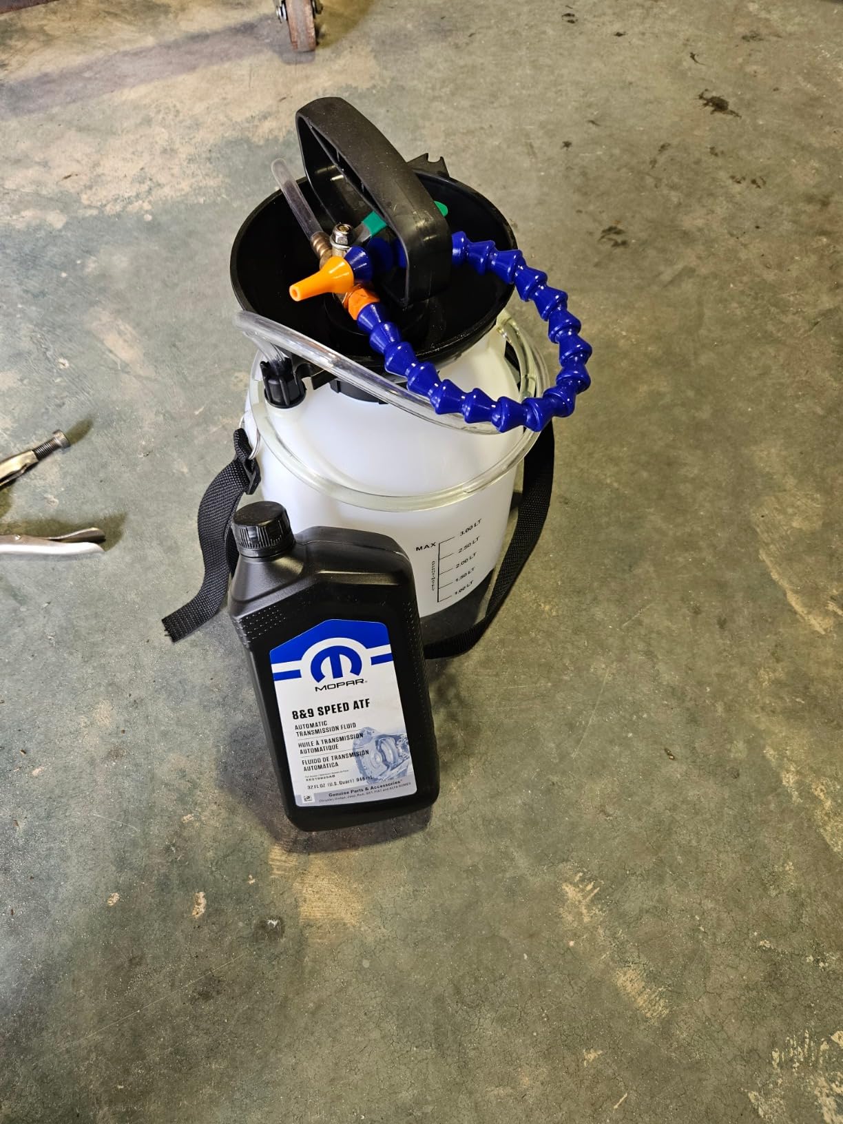 AIGMISON 3L Transmission Fluid Pump, Transmission Fluid Hand Pump Automotive, Transmission Oil Pump, Manual Automotive Oil Filling System customer photo 1