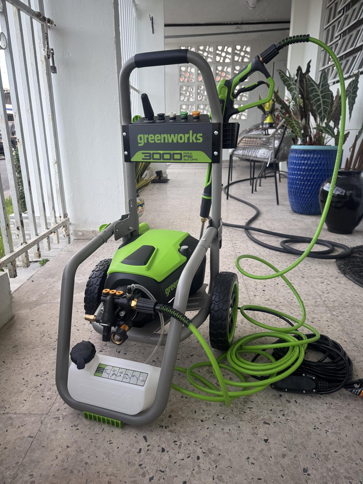 Greenworks 3000 PSI (2.0 GPM Max) Brushless Electric Pressure Washer customer photo 2