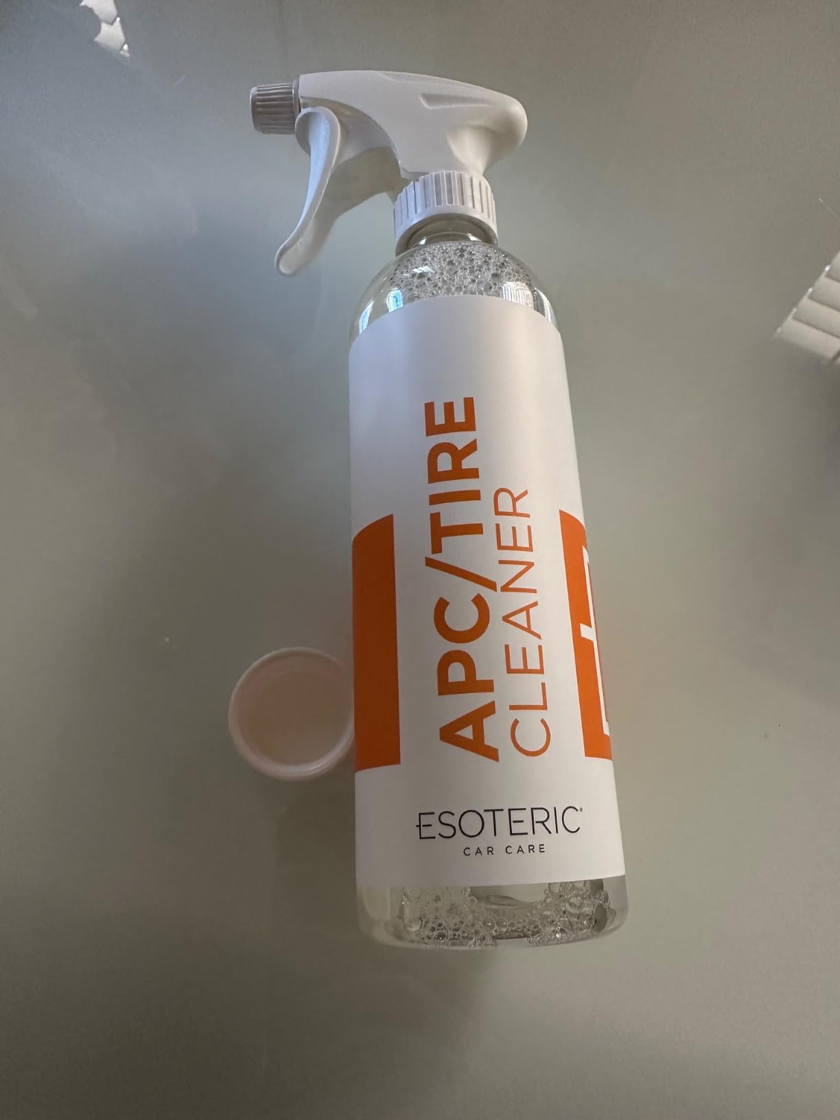 ESOTERIC All Purpose & Tire Cleaner 16oz | Removes Browning from Tires | Tire Dressing Remover | Matte Finish |Cleans Tires, Rubber, Plastic Trim, Engine Bay, | Rubber Floor Mat Cleaner customer photo 1