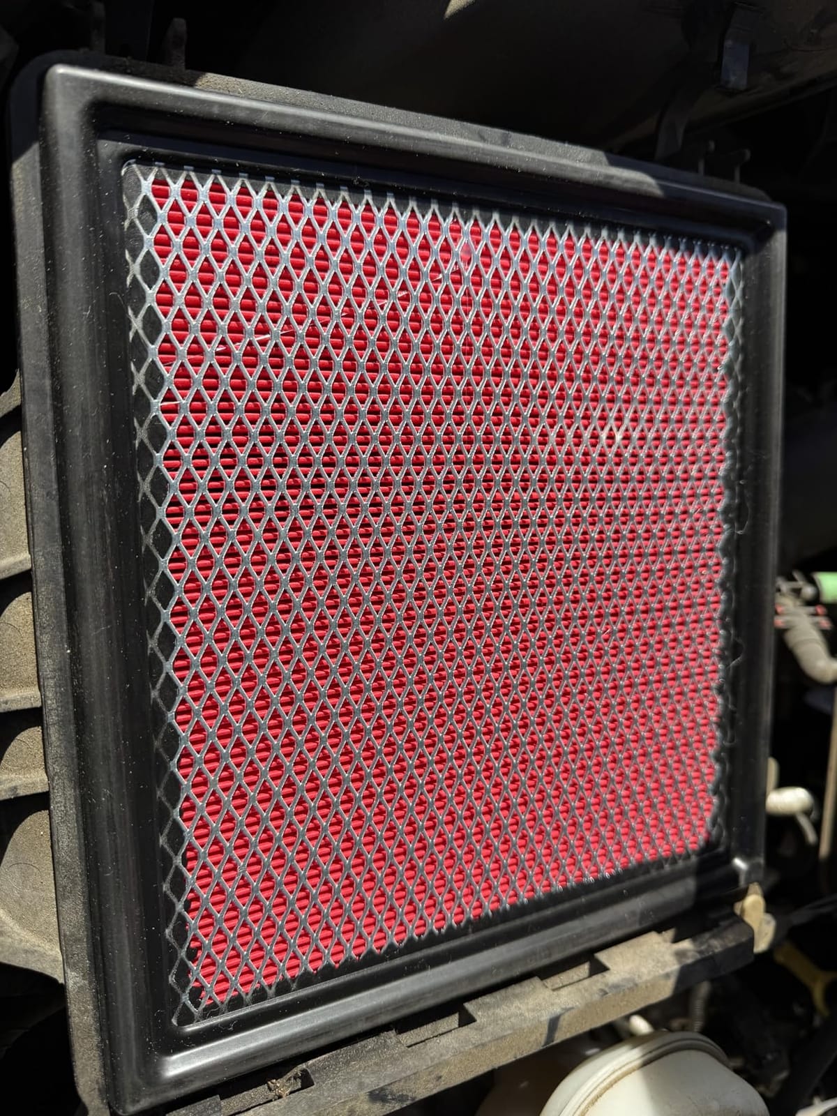 K&N Engine Air Filter:Long Life 18,000 Mile Replacement AirFilter:Compatible with 2002-2026 Ford/Lincoln Truck and SUV(F150, F150 Raptor,Expedition,Navigator, F250, F350, F450, F550, F650),KNA-2385 customer photo 1