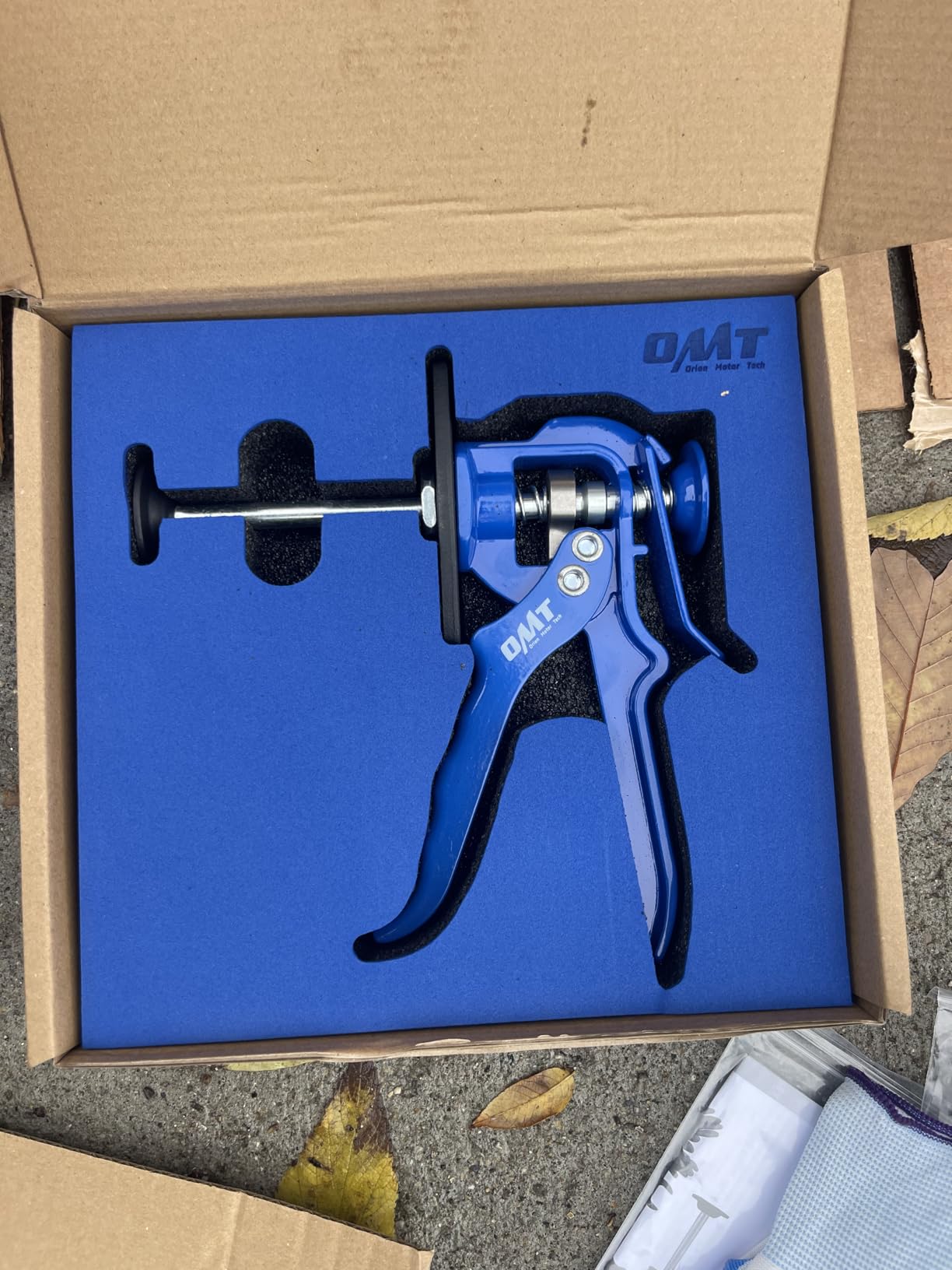 OMT Speedy Brake Caliper Compression Tool for Brake Pad Replacement, Blue | For Single Piston Dual Piston on Most Cars & Trucks; Aluminum & Steel Build; Brake Maintenance; Auto Technicians customer photo 1