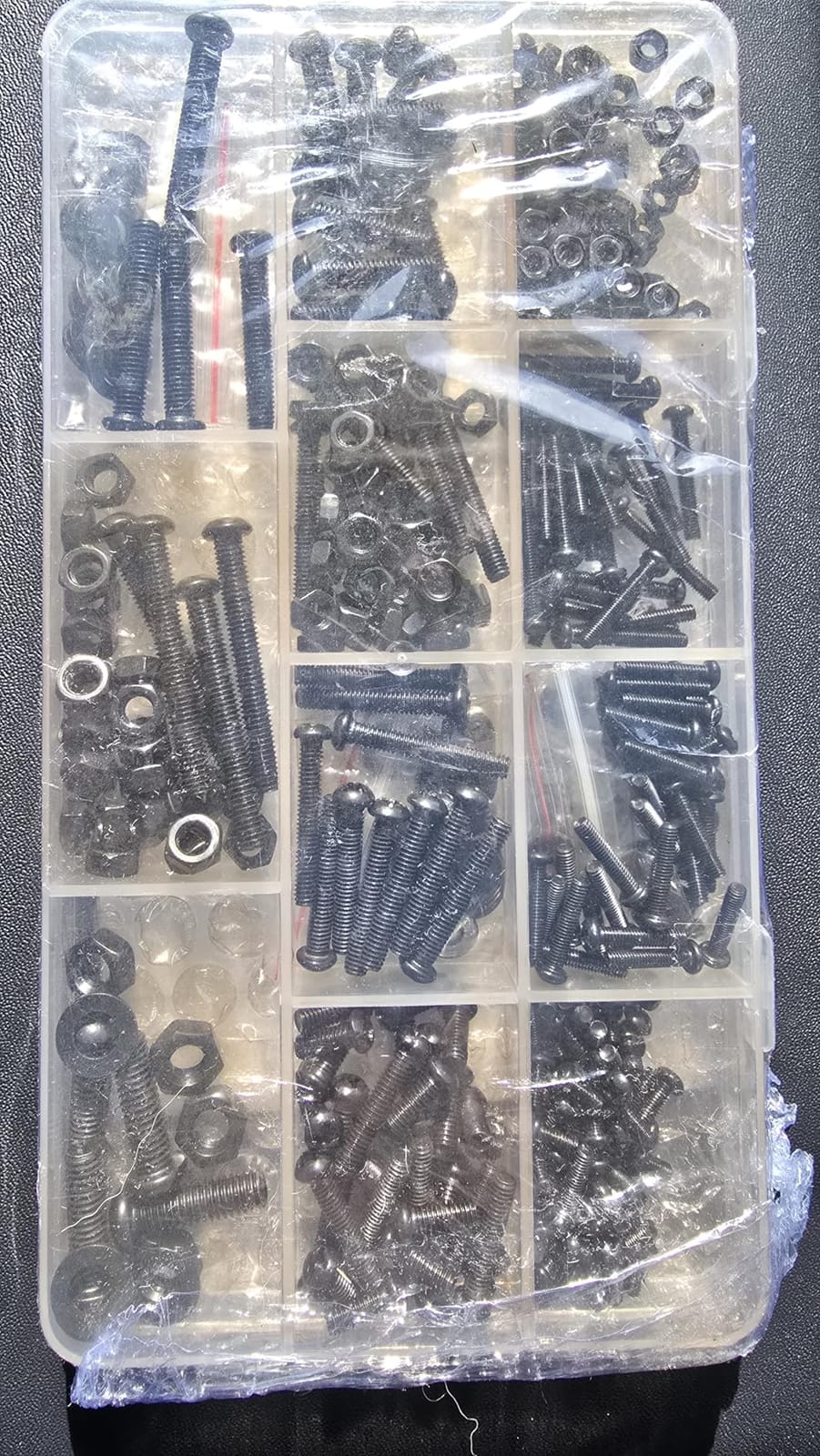 smseace 516Pcs Nuts and Bolts Assortment Kit 21-Sizes M3/M4/M5/M6 Nut Bolt Washer Assortment Kit for Machinery, Furniture, Automotive, Motorcycle Repairs customer photo 2
