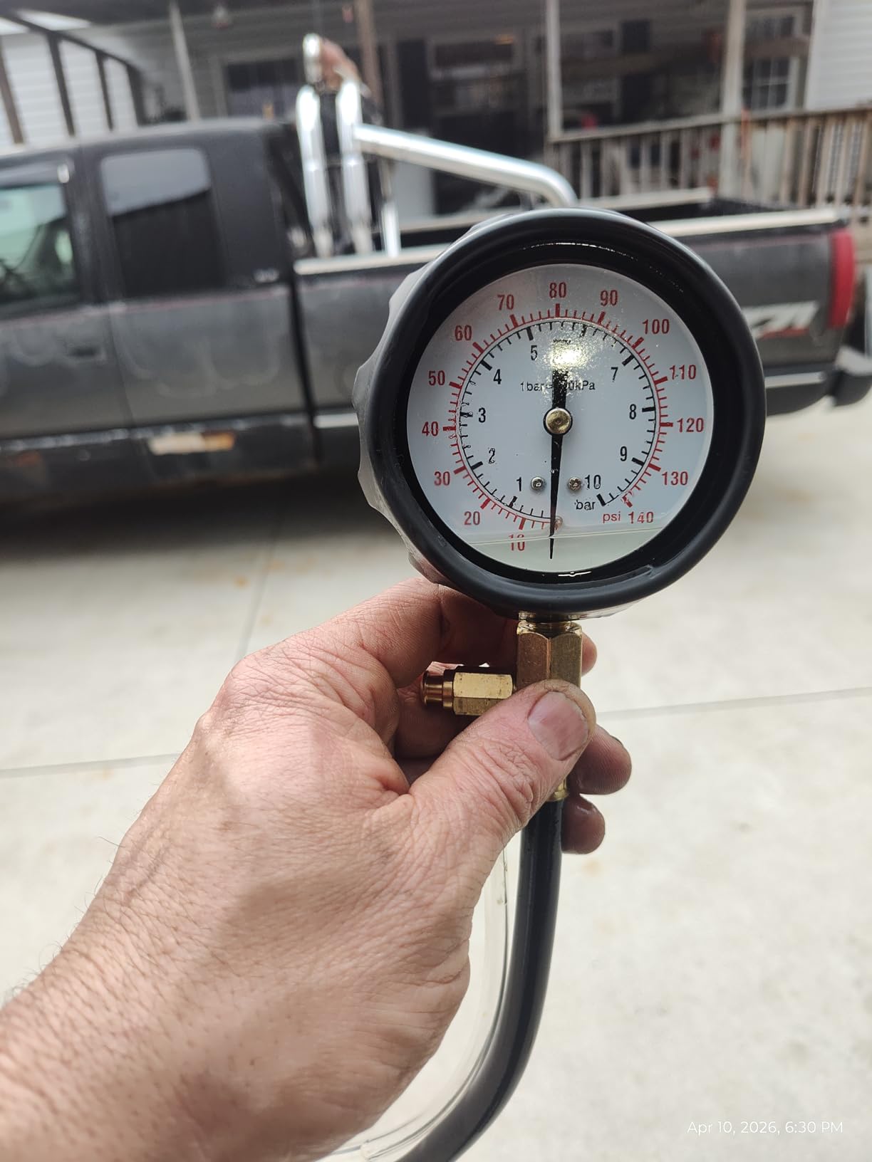 0-140PSI Fuel Pressure Tester Kit, Fuel Injector Injection Pump Pressure Gauge, Fuel Pump Pressure Tester Diagnostic Tool for Gasoline Cars, Trucks, Motorcycles and RVs customer photo 2