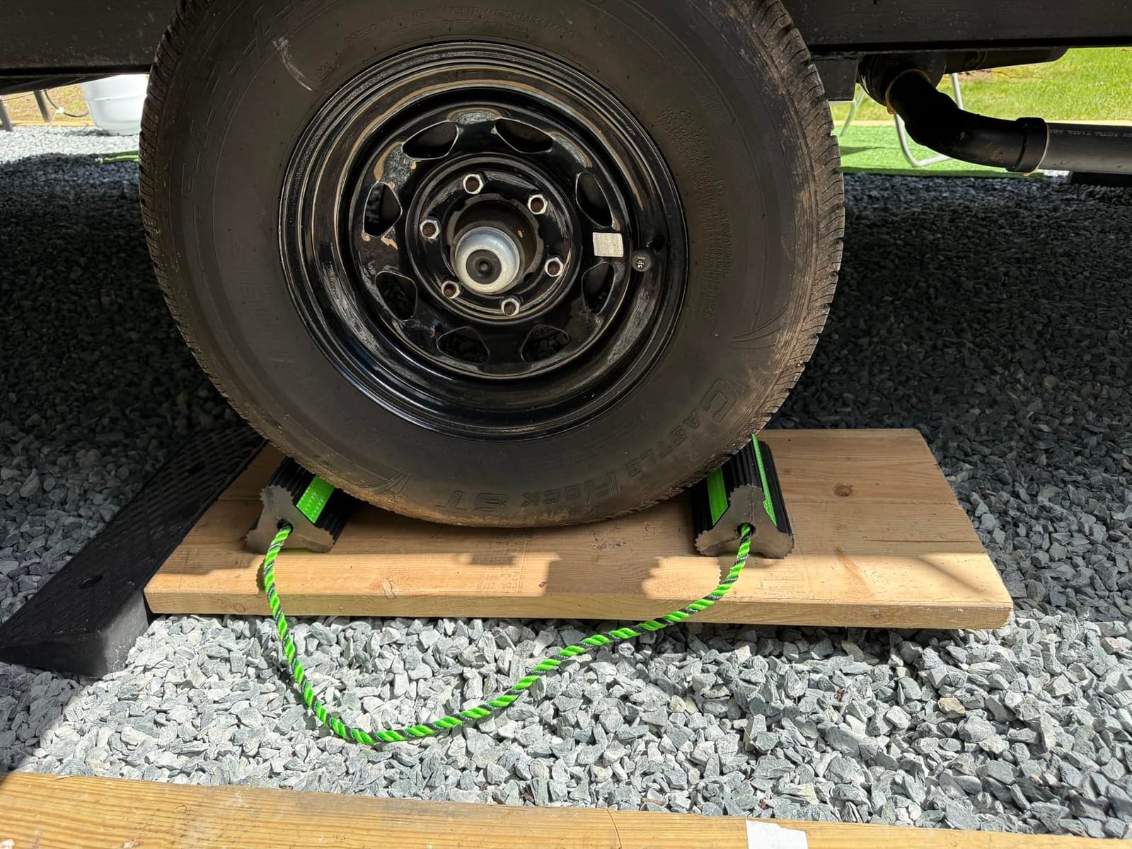 Rhino USA Heavy Duty Rubber Wheel Chocks for Trucks, Trailers, Tires, RVs & Air Planes - Durable, Non-Slip Chocks for Maximum Safety customer photo 2