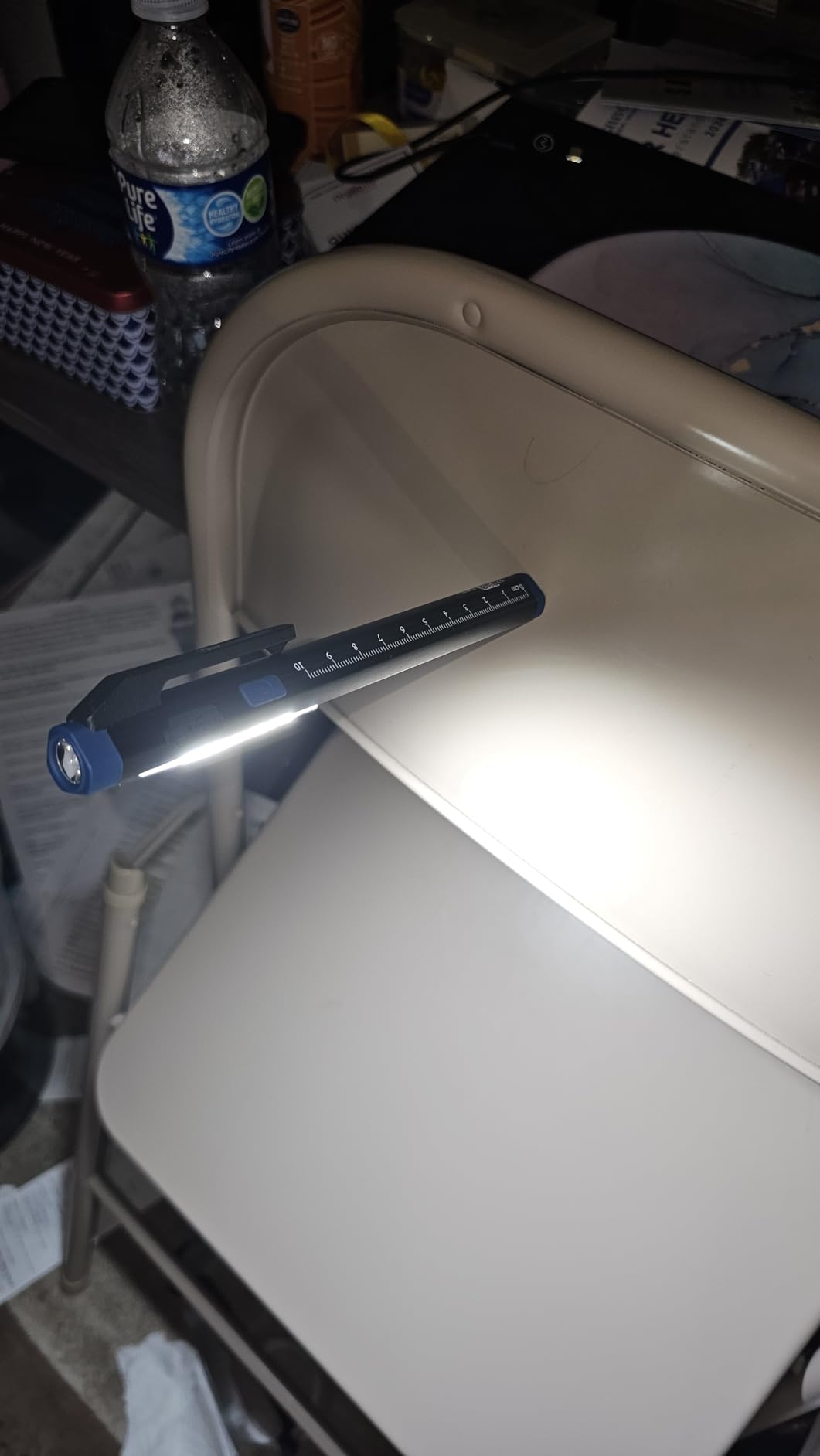 NT-6615K CRI 95 Auto Detailing Light, Rechargeable Pocket Flashlight, 430 Lumen, 6000K, Magnetic, Spot/Flood/365nm UV Light 3 in 1, for Paint Correction, Swirl Finder, Pro Paint Matching Tool customer photo 2