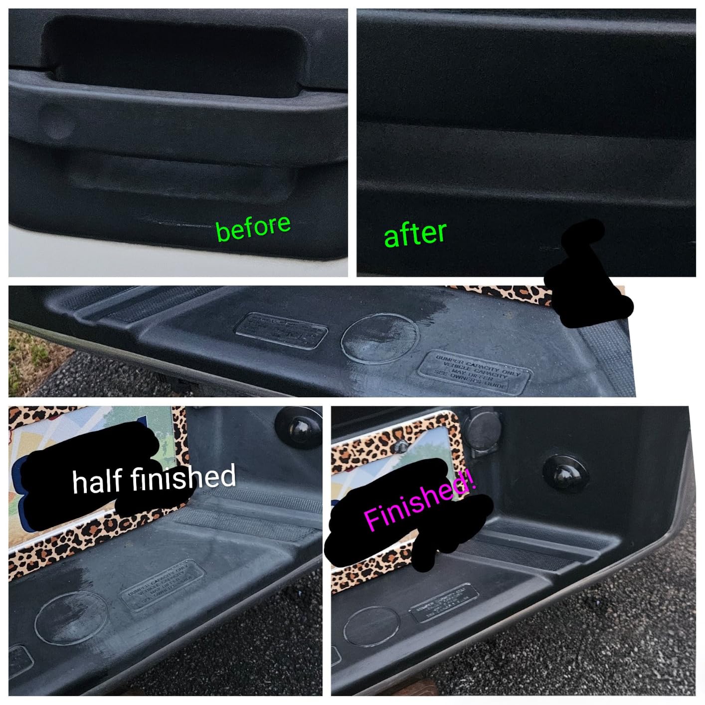 Meguiar's Ultimate Black Plastic Restorer, 16OZ BT, 6/CV | 0 customer photo 1
