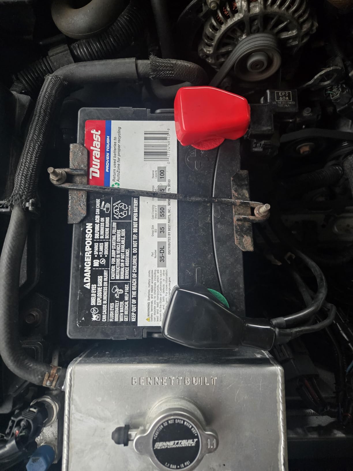 Battery Terminal Connectors, Military Spec Positive Negative Heavy Duty Battery Terminals with 2 Anti Corrosion Washers for Cars, Trucks, Marine and More customer photo 1