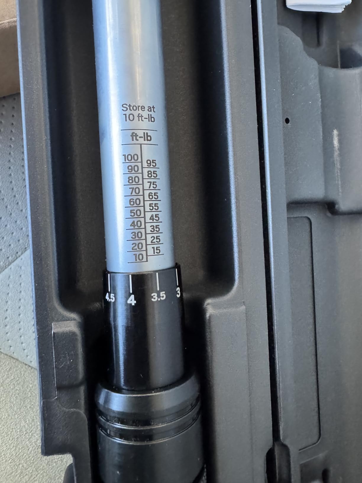 TEKTON 1/2 Inch Drive Micrometer Torque Wrench (TRQ52402) customer photo 1