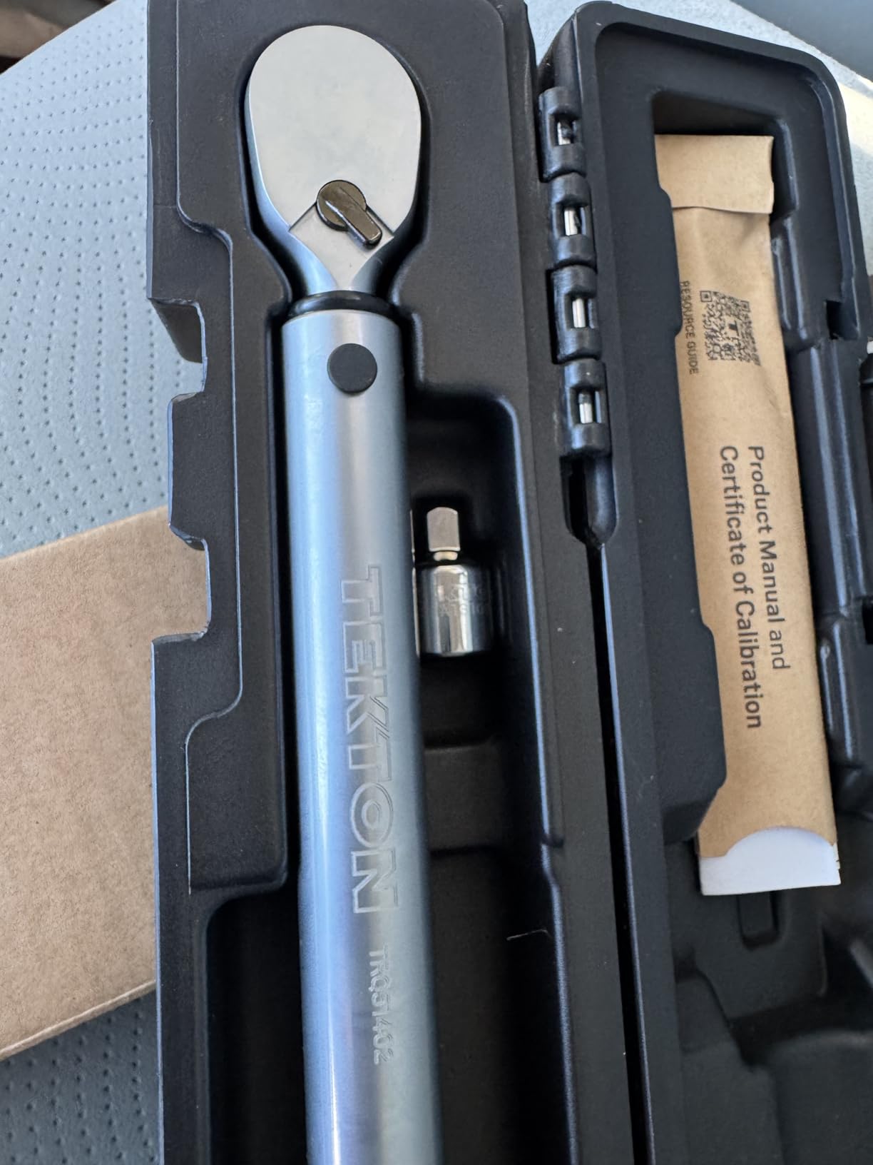 TEKTON 1/2 Inch Drive Micrometer Torque Wrench (TRQ52402) customer photo 2