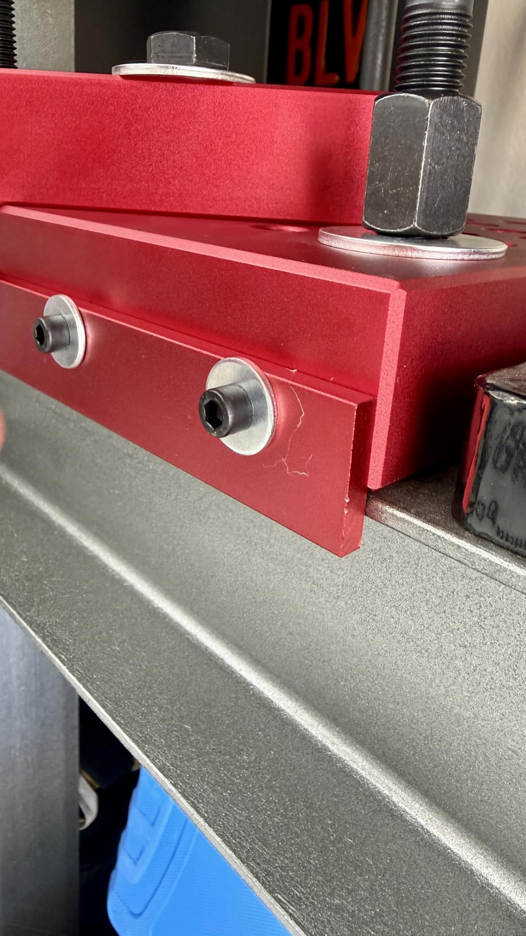 BILITOOLS Universal 30 Ton Hydraulic Shop Press Support Block Plate Kit | Adjustable Support Columns and Press Plates for Wheel Bearing, Hub, Bushing Removal and Suspension Repair customer photo 2