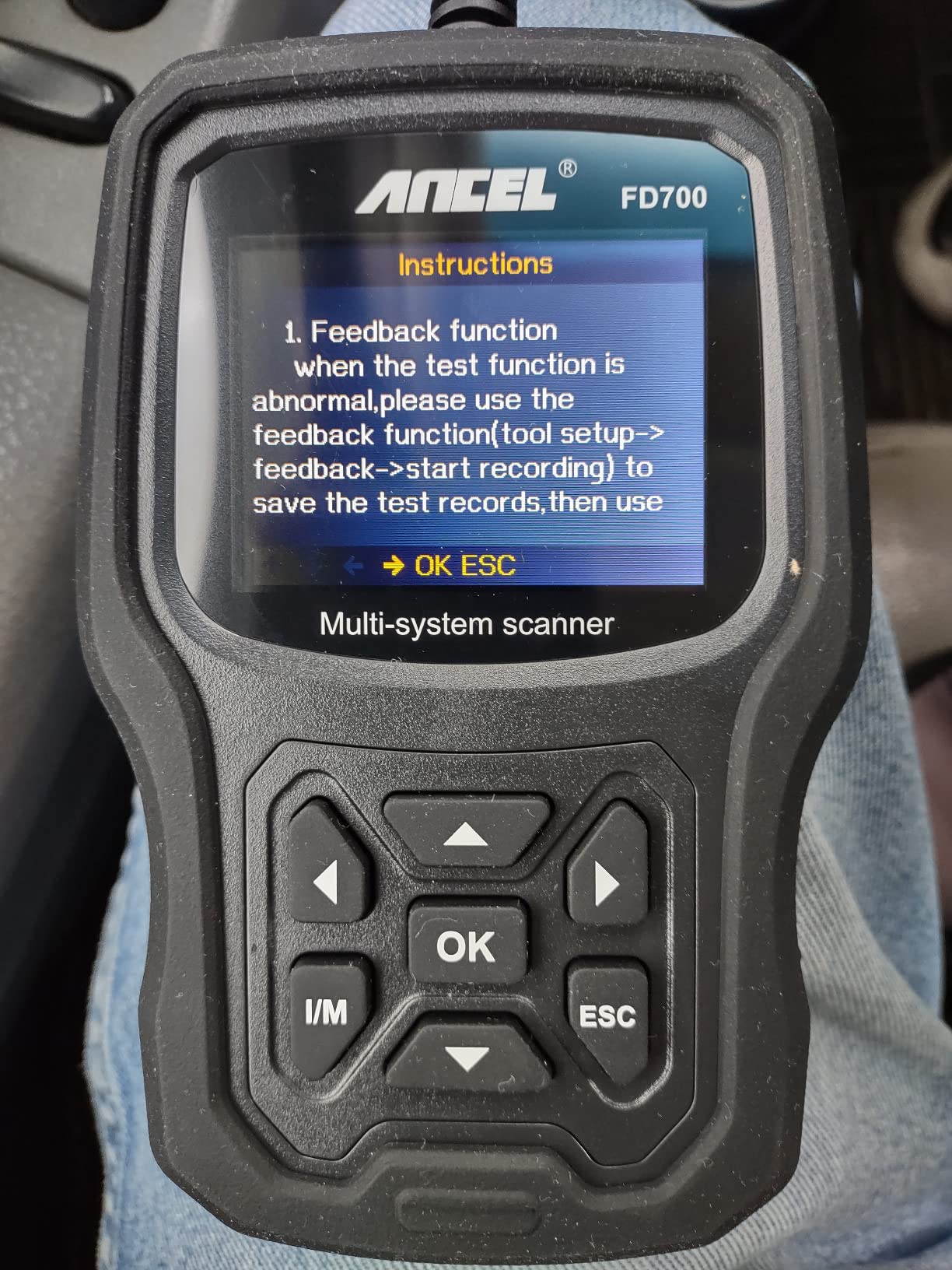 ANCEL New HD601 Heavy Duty Truck Scanner, Diesel Full System Diagnostic Scan Tool Fits for Cummins, Detroit, Volvo, Paccar & Caterpillar, 2 in 1 HDOBD & OBD2 Code Reader for Commercial Vehicles & Cars customer photo 2