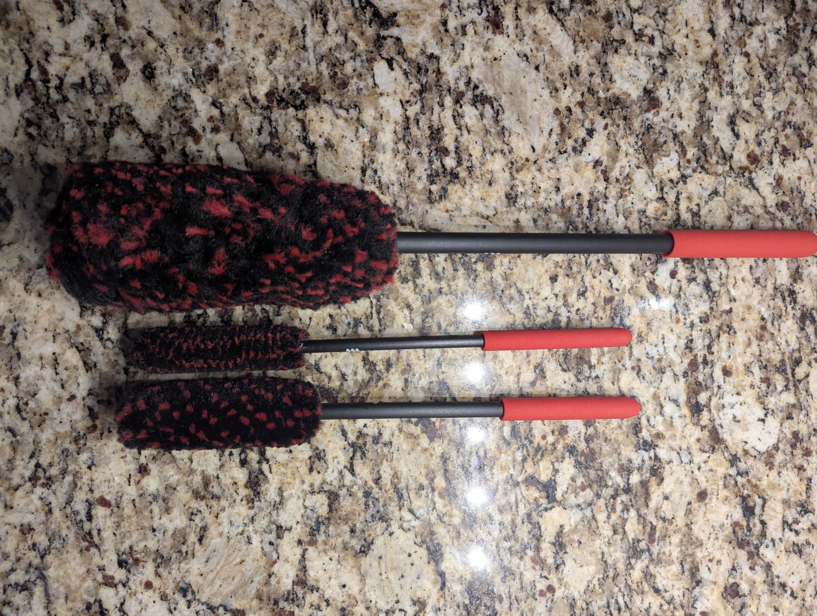 Wheel Woolies Car Detailing Brush Set - 3pc Car Wheel Brush Kit (18