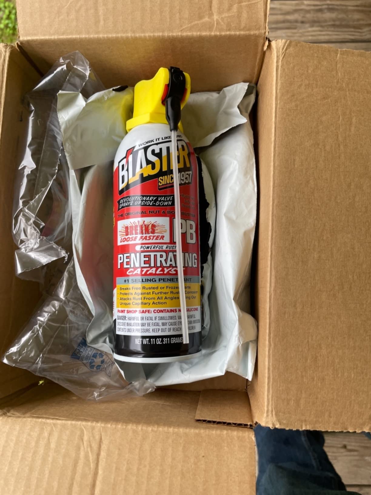 PB Blaster Penetrating Oil Spray, 11 oz Aerosol Cans (2-Pack) – Rust Remover & Bolt Loosener for Stuck Nuts, Bolts & Rusted Parts – Penetrating Catalyst for Automotive & Mechanical Use customer photo 1