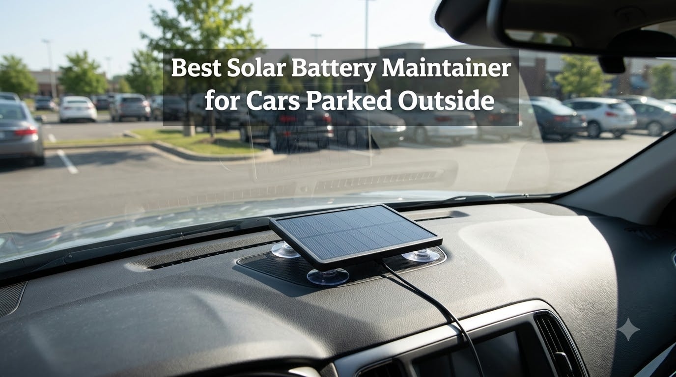 Best Solar Battery Maintainer for Cars Parked Outside