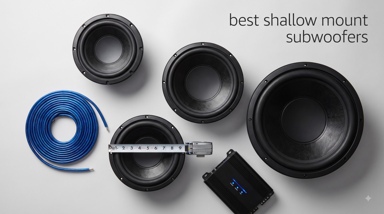 best shallow mount subwoofers