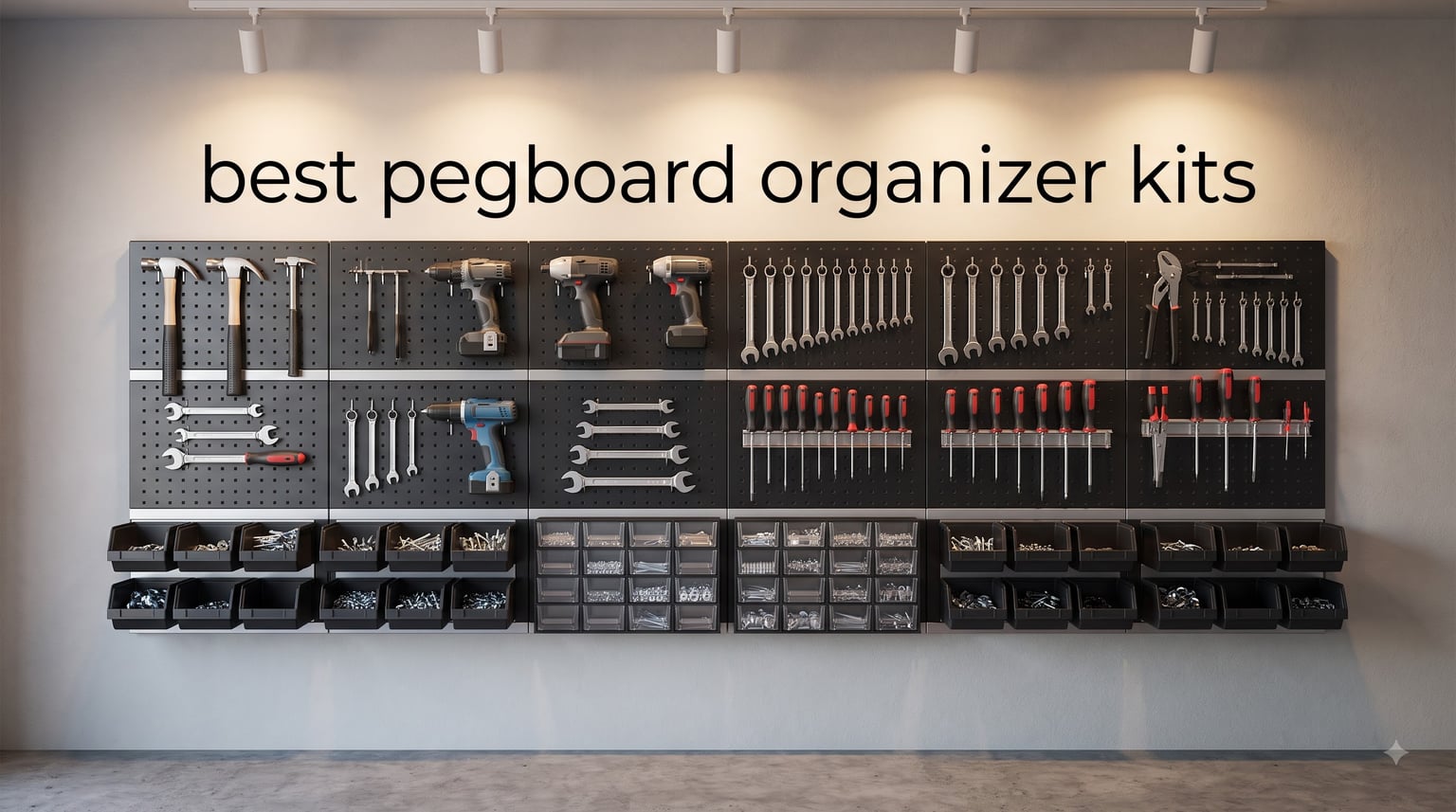 best pegboard organizer kits