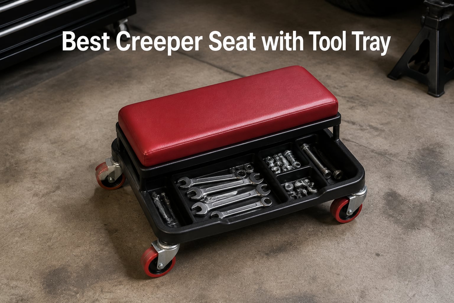 Best Creeper Seat with Tool Tray