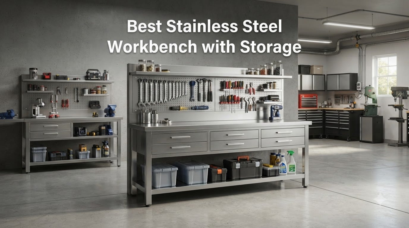 Best Stainless Steel Workbench with Storage