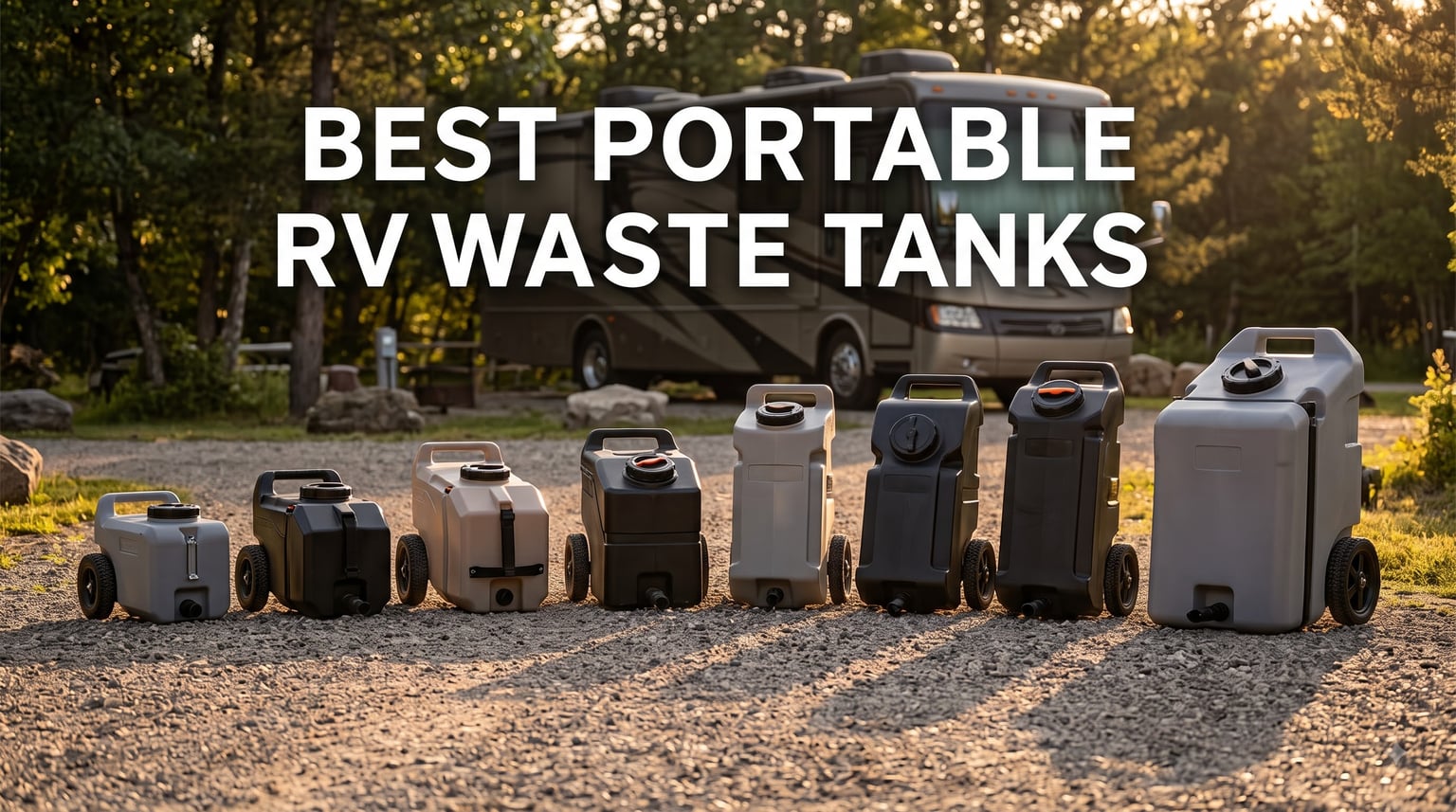 best portable RV waste tanks