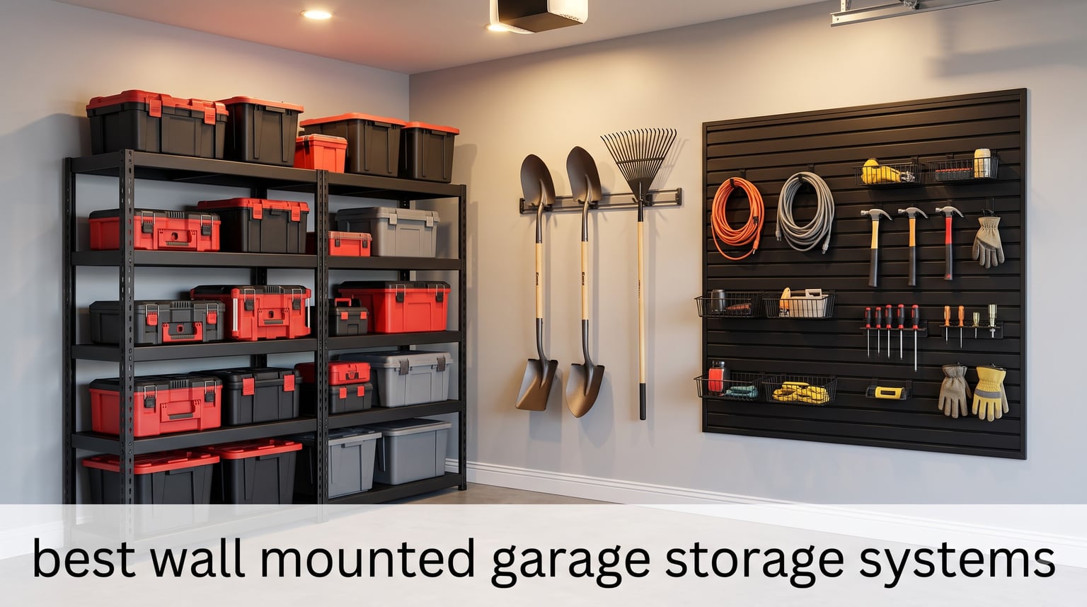 best wall mounted garage storage systems