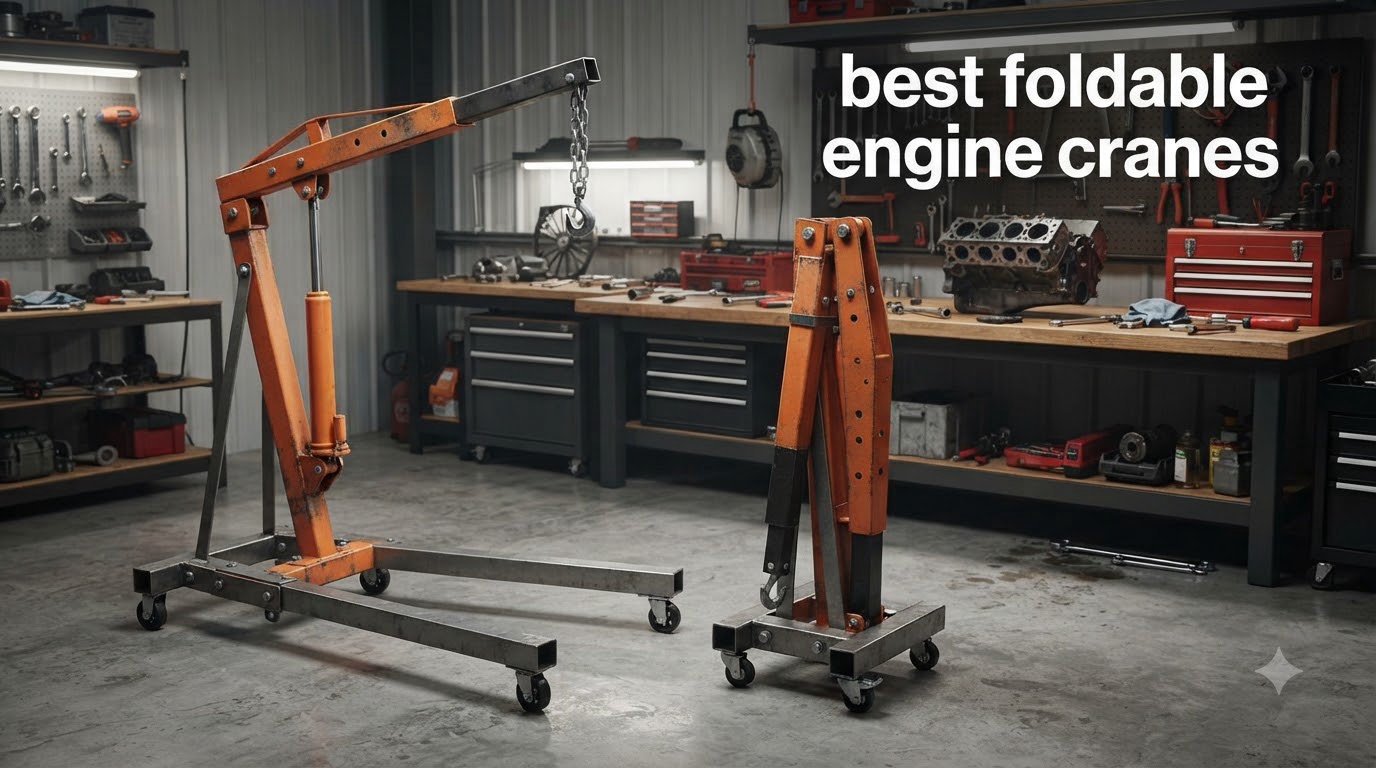 best foldable engine cranes