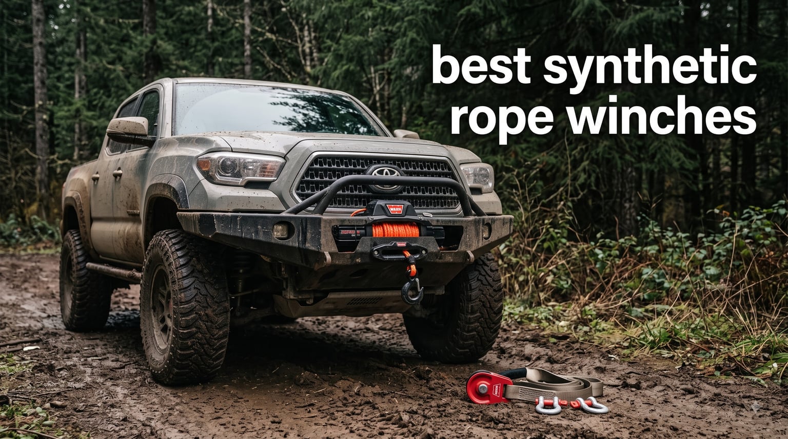 best synthetic rope winches