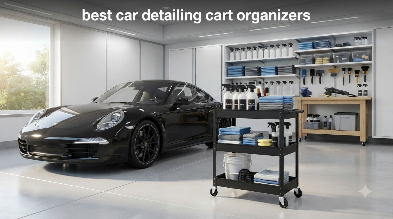 best car detailing cart organizers