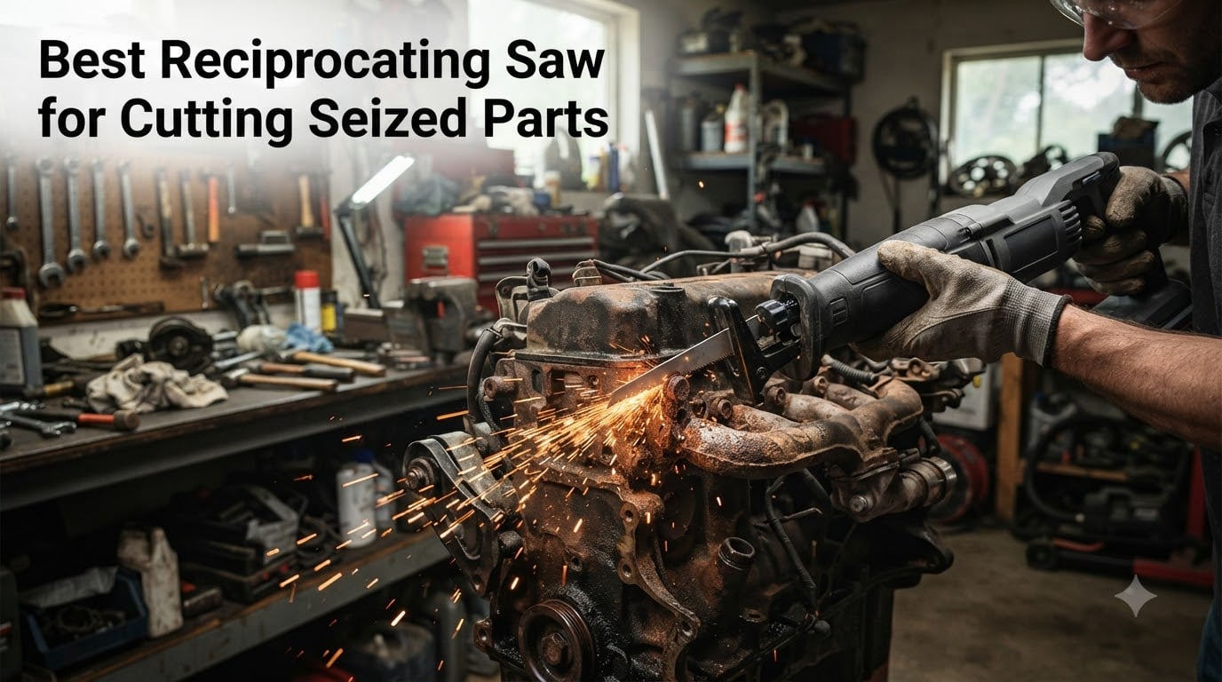 Best Reciprocating Saw for Cutting Seized Parts