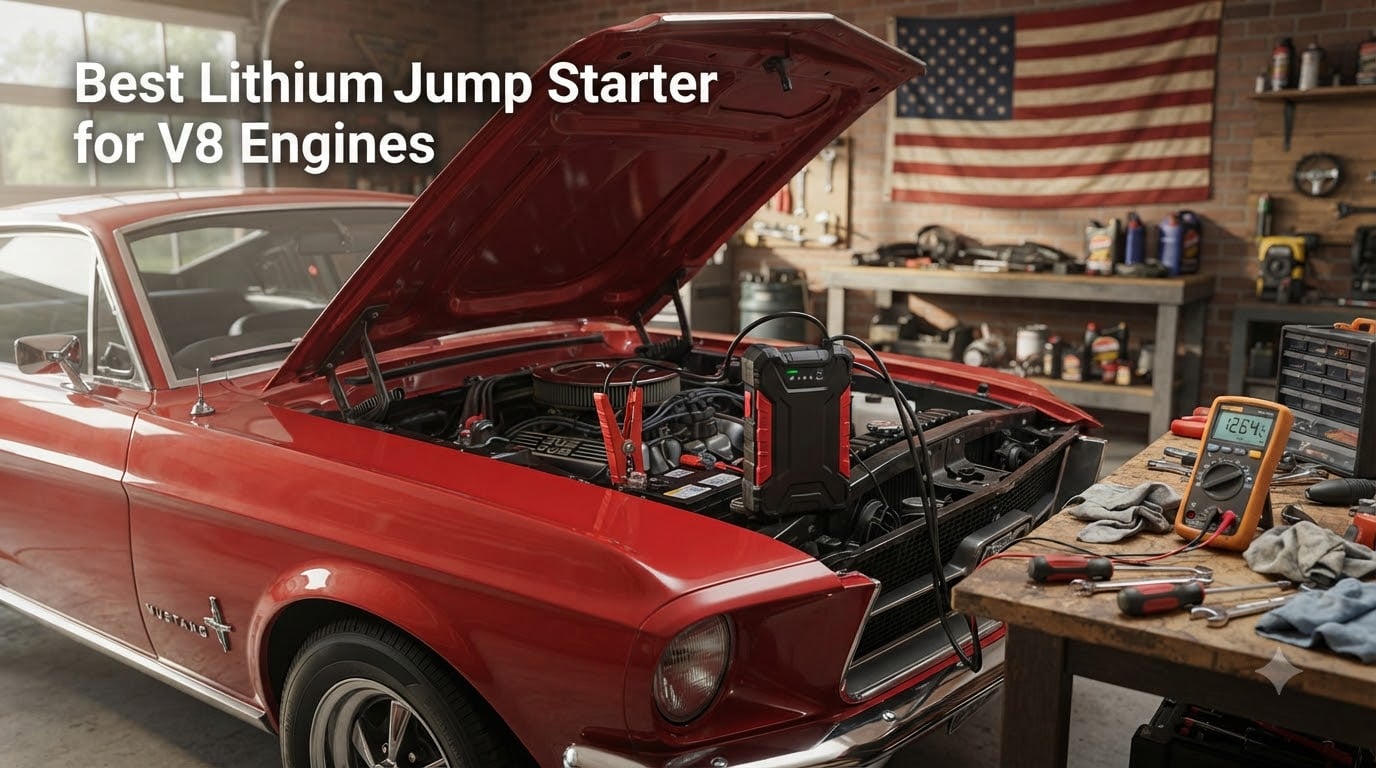 Best Lithium Jump Starter for V8 Engines
