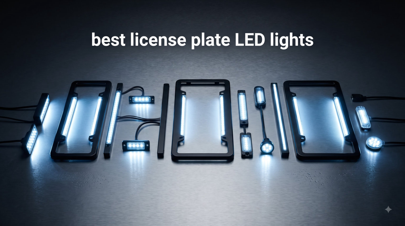 best license plate LED lights