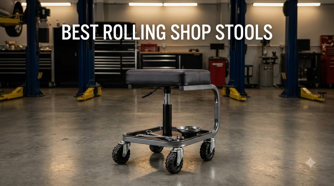 best rolling shop stools