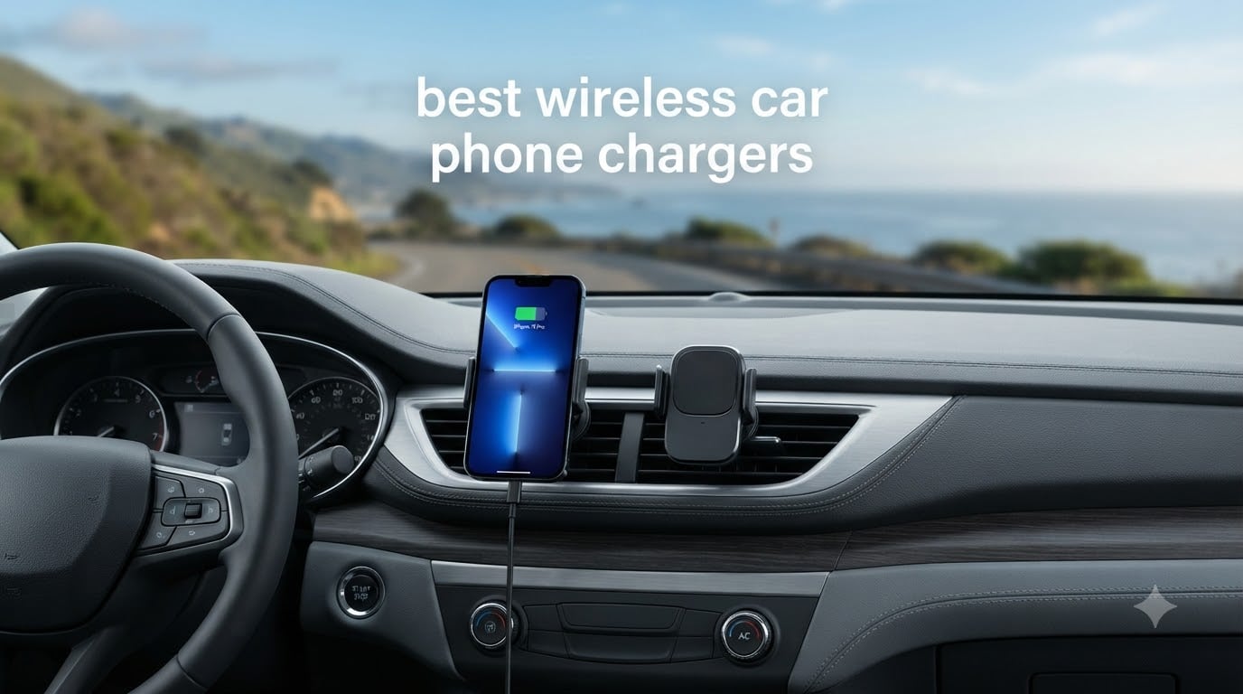 best wireless car phone chargers