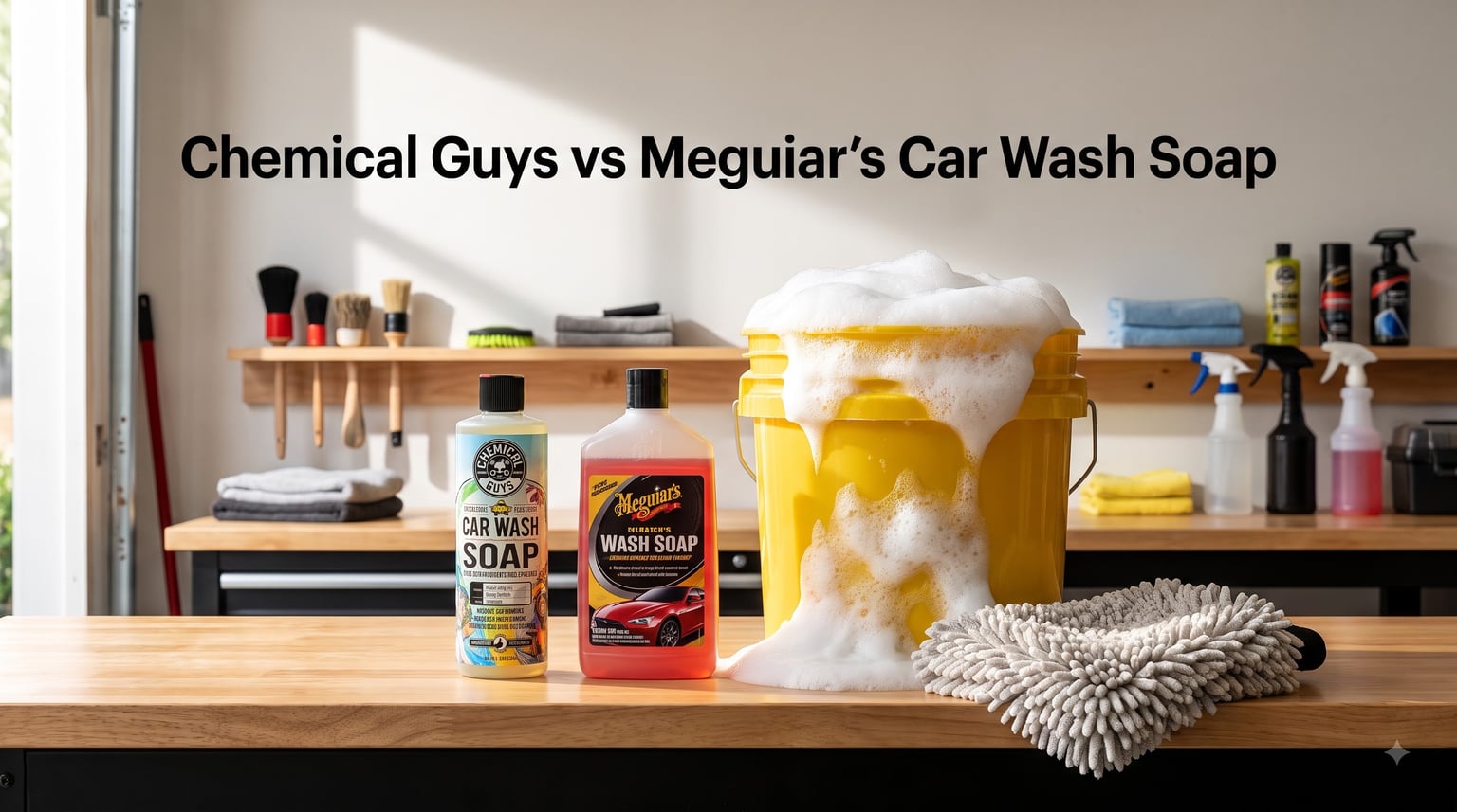 Chemical Guys vs Meguiar's Car Wash Soap