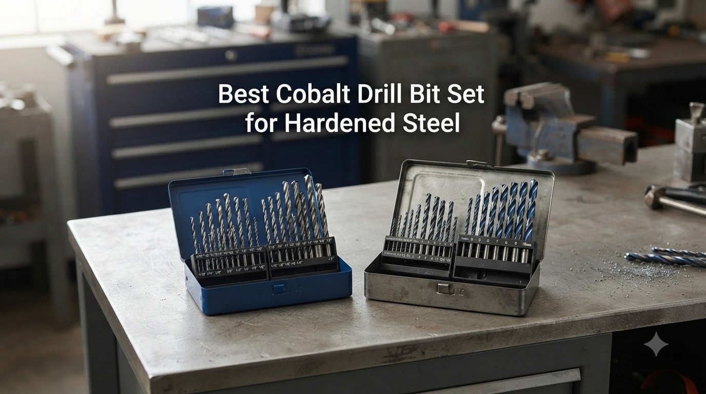 Best Cobalt Drill Bit Set for Hardened Steel