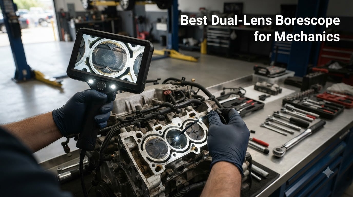 Best Dual-Lens Borescope for Mechanics