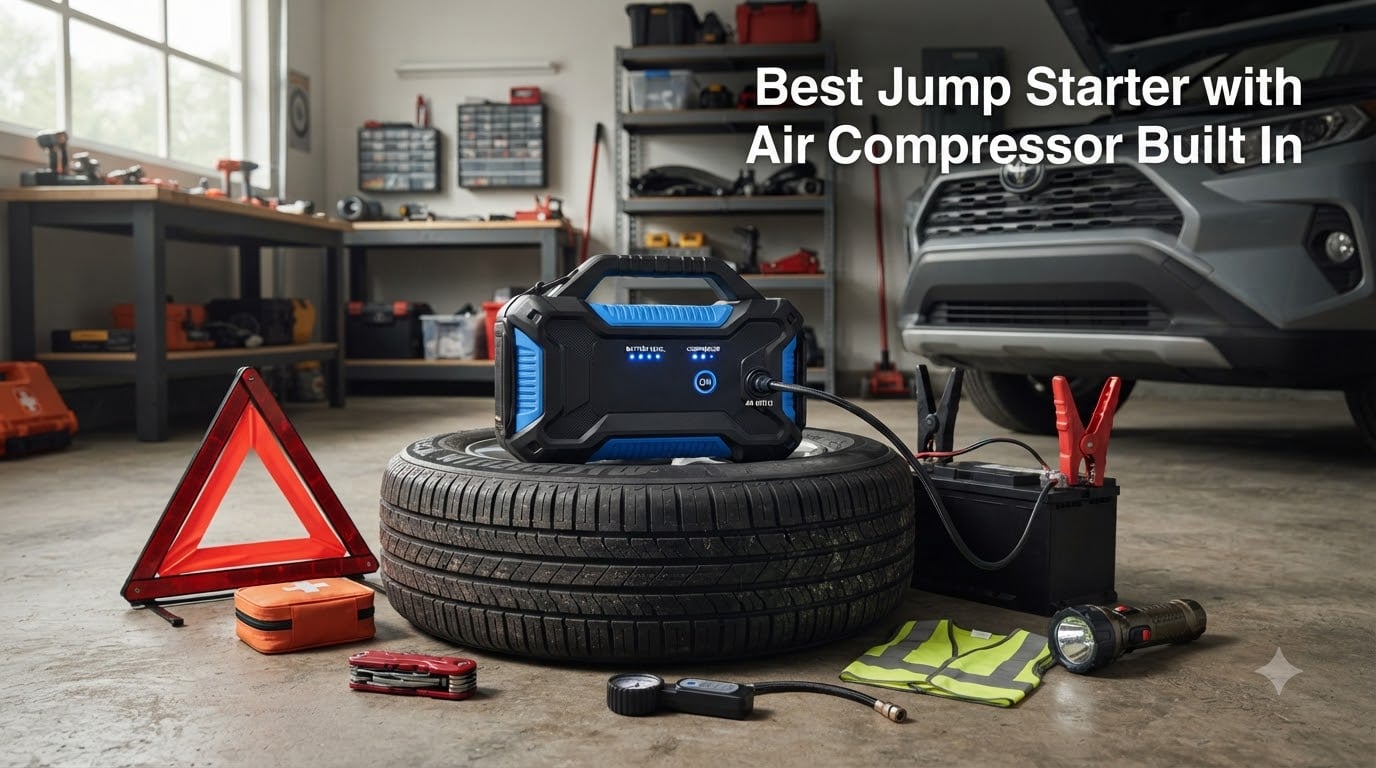 Best Jump Starter with Air Compressor Built In