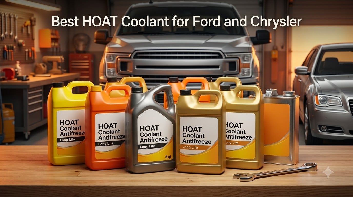 Best HOAT Coolant for Ford and Chrysler