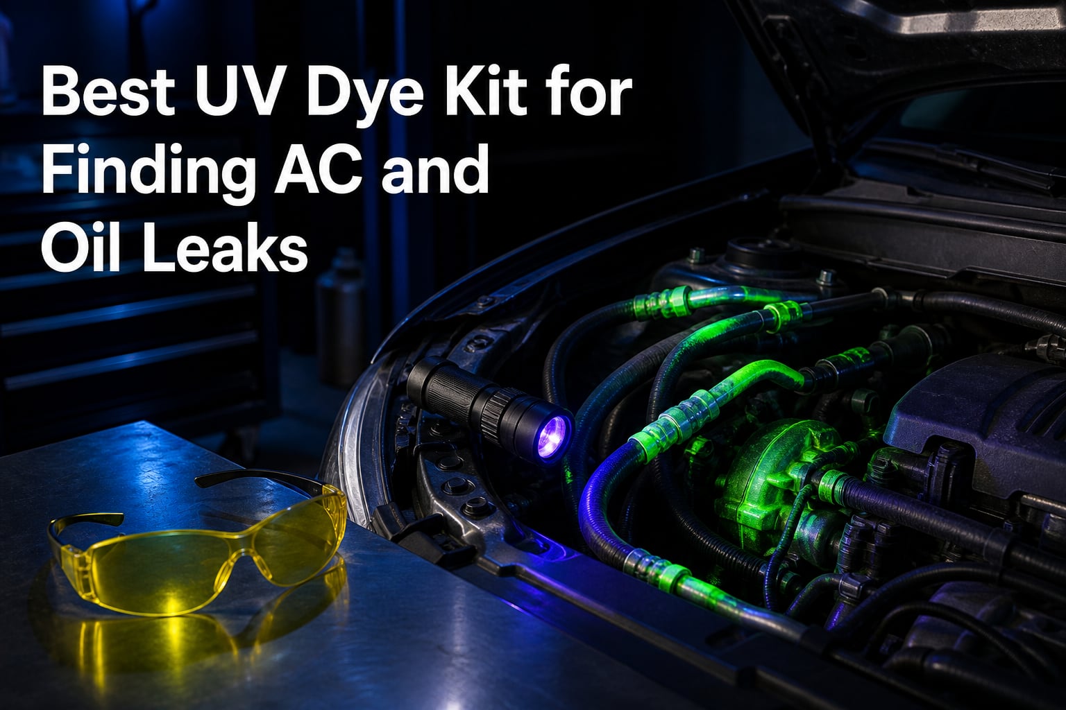 Best UV Dye Kit for Finding AC and Oil Leaks