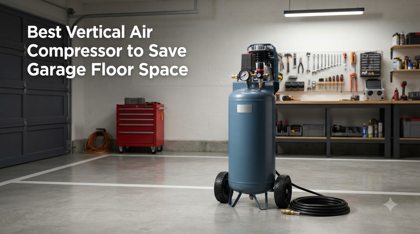 Best Vertical Air Compressor to Save Garage Floor Space