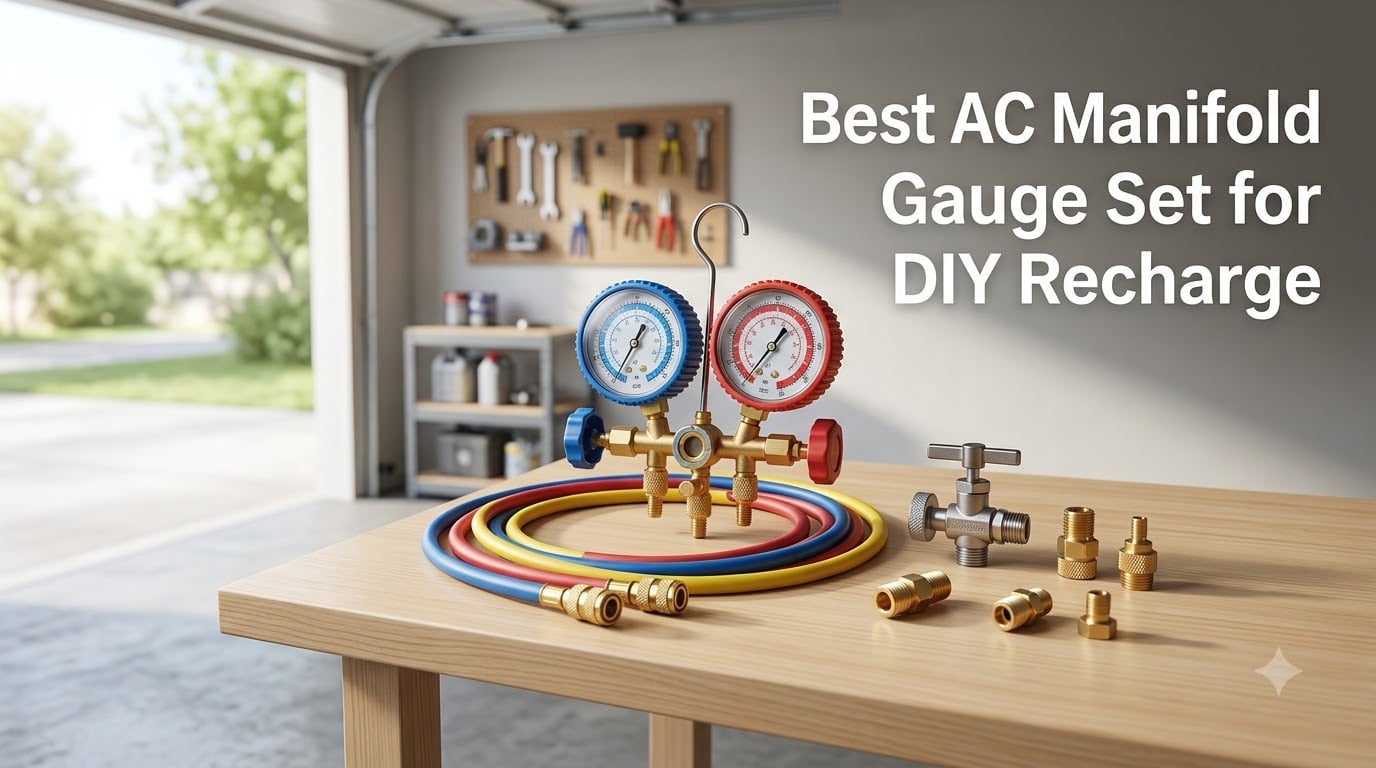 Best AC Manifold Gauge Set for DIY Recharge