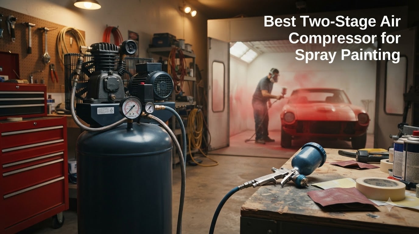 Best Two-Stage Air Compressor for Spray Painting