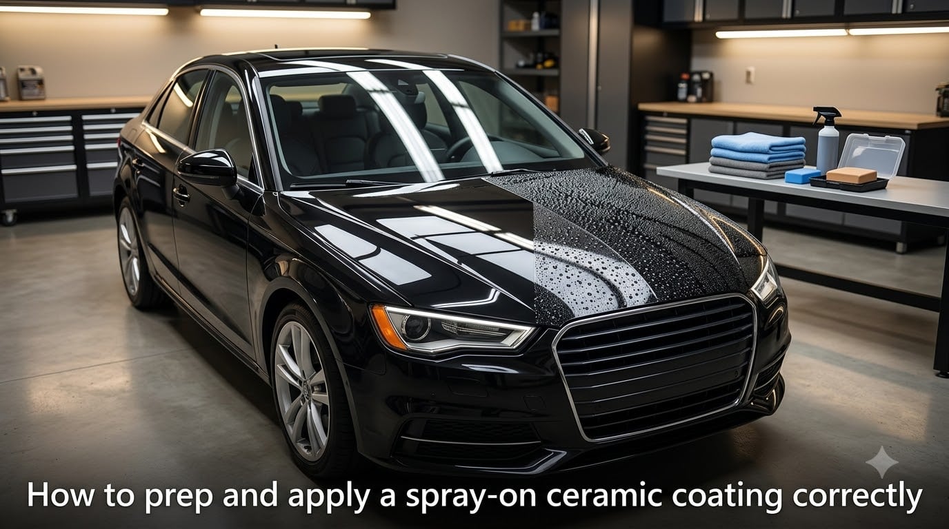 How to prep and apply a spray-on ceramic coating correctly