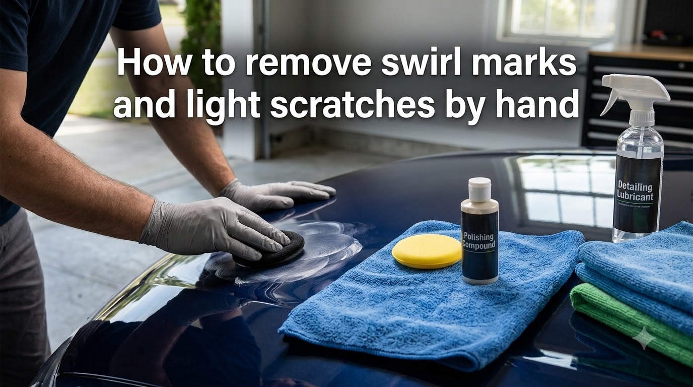 How to remove swirl marks and light scratches by hand