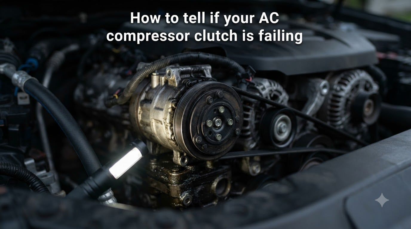 How to tell if your AC compressor clutch is failing