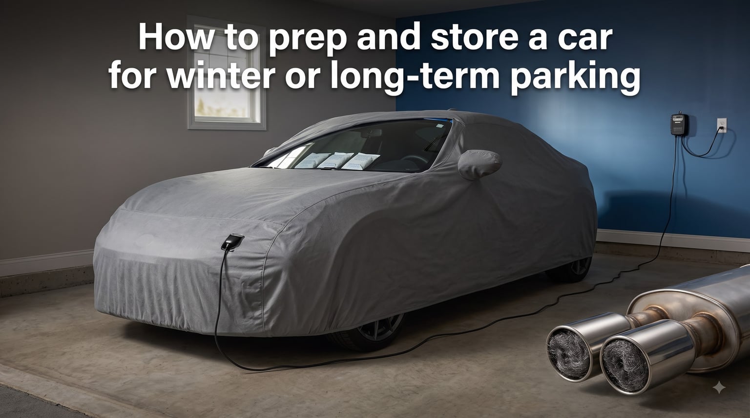 How to prep and store a car for winter or long-term parking