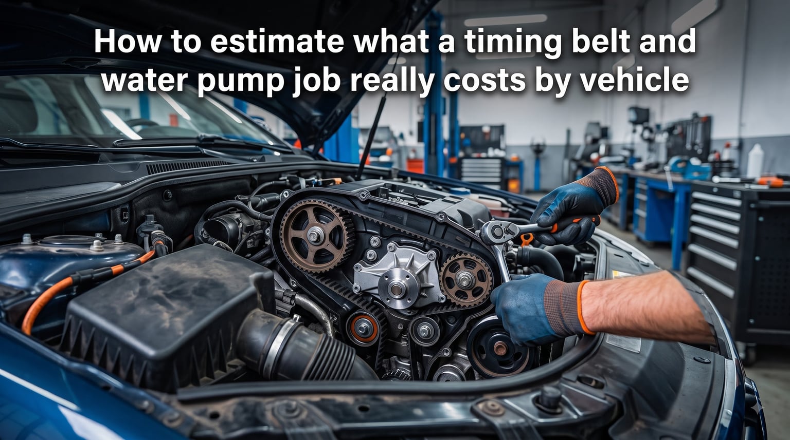 How to estimate what a timing belt and water pump job really costs by vehicle