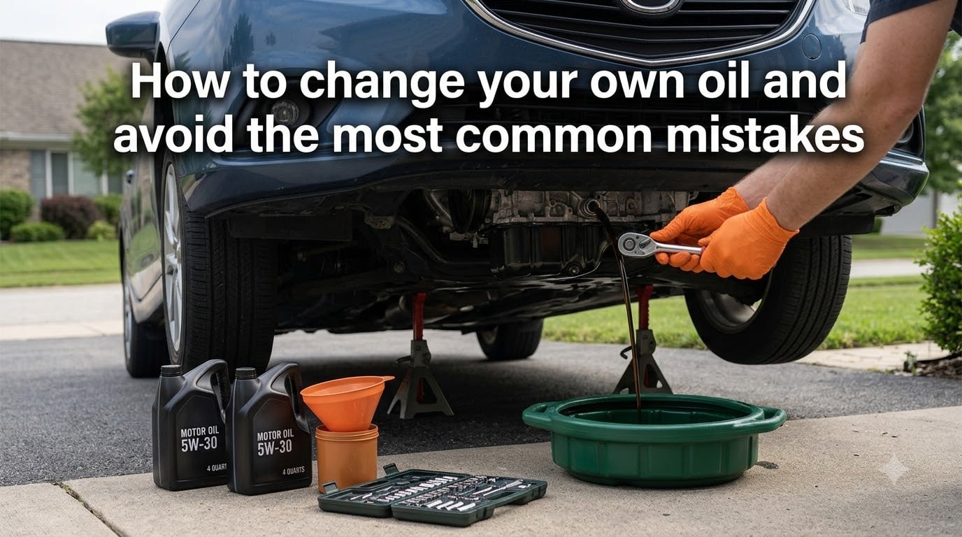 How to change your own oil and avoid the most common mistakes